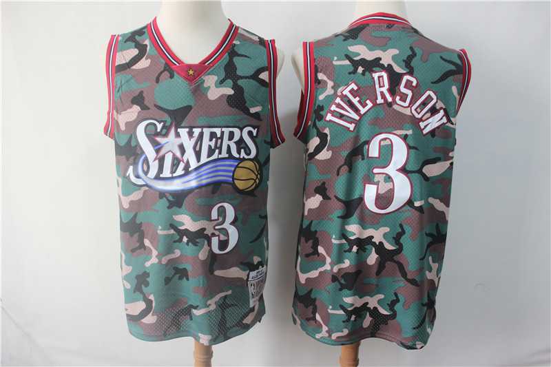76ers 3 Allen Iverson Camo 1996 97 Hardwood Classics Jersey Dzhi,We sell and wholesale 76ers 3 Allen Iverson Camo 1996 97 Hardwood Classics Jersey Dzhi on line form chian!